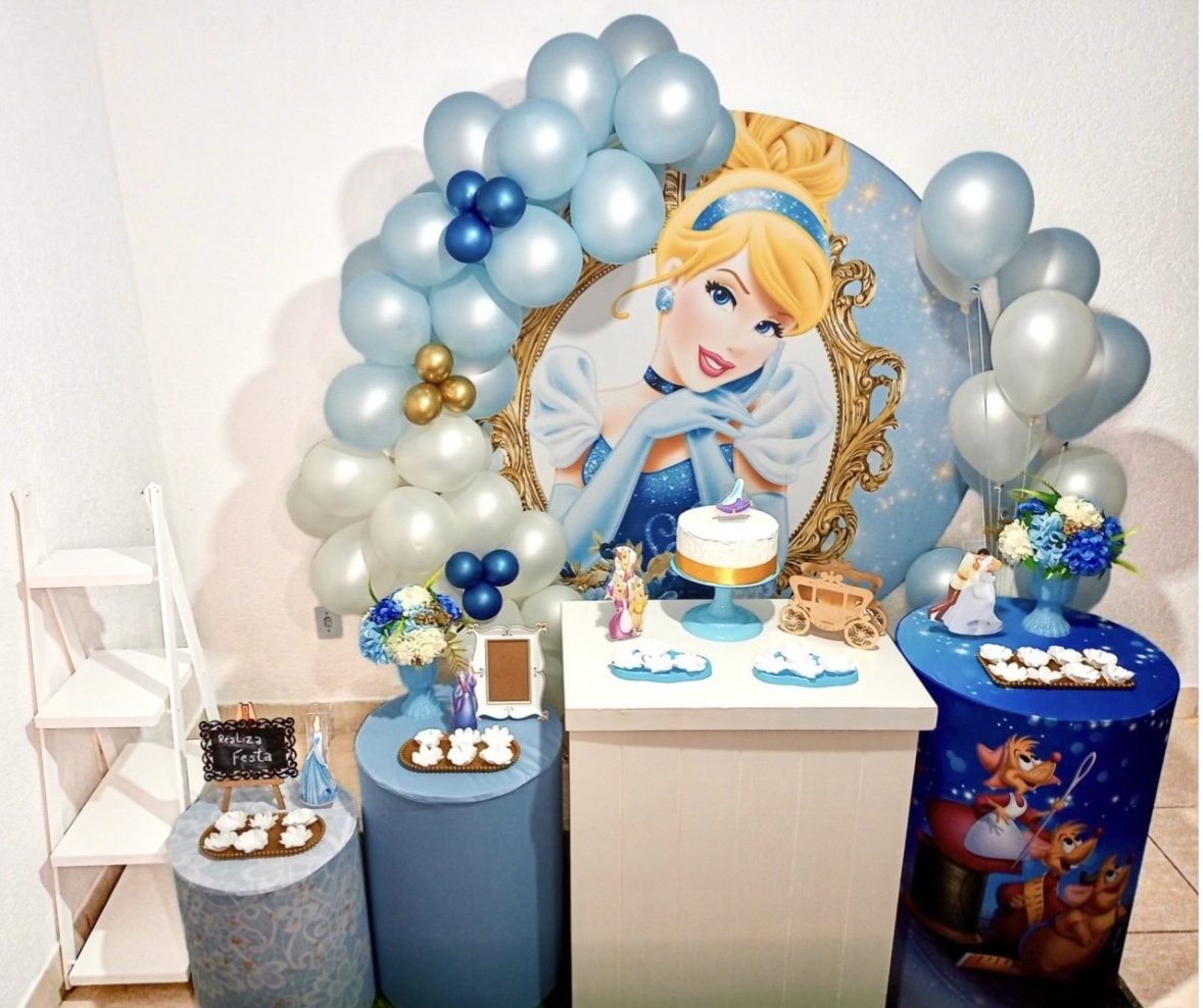 Kit Luxo Infantil Feminino Cinderela - Realiza Festa