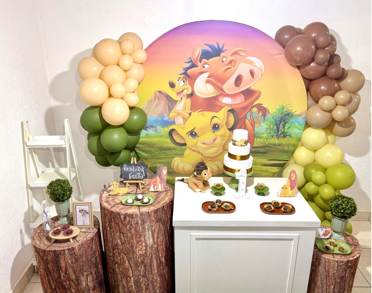 Kit Luxo - Infantil Masculino - Rei Leão - Realiza Festa