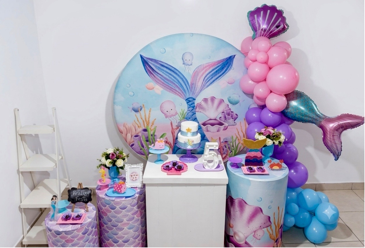 Kit Luxo Aniversário Sereia - Realiza Festa