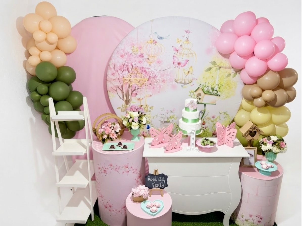 Kit Premium Infantil Feminino - Jardim Encantado - Realiza Festa