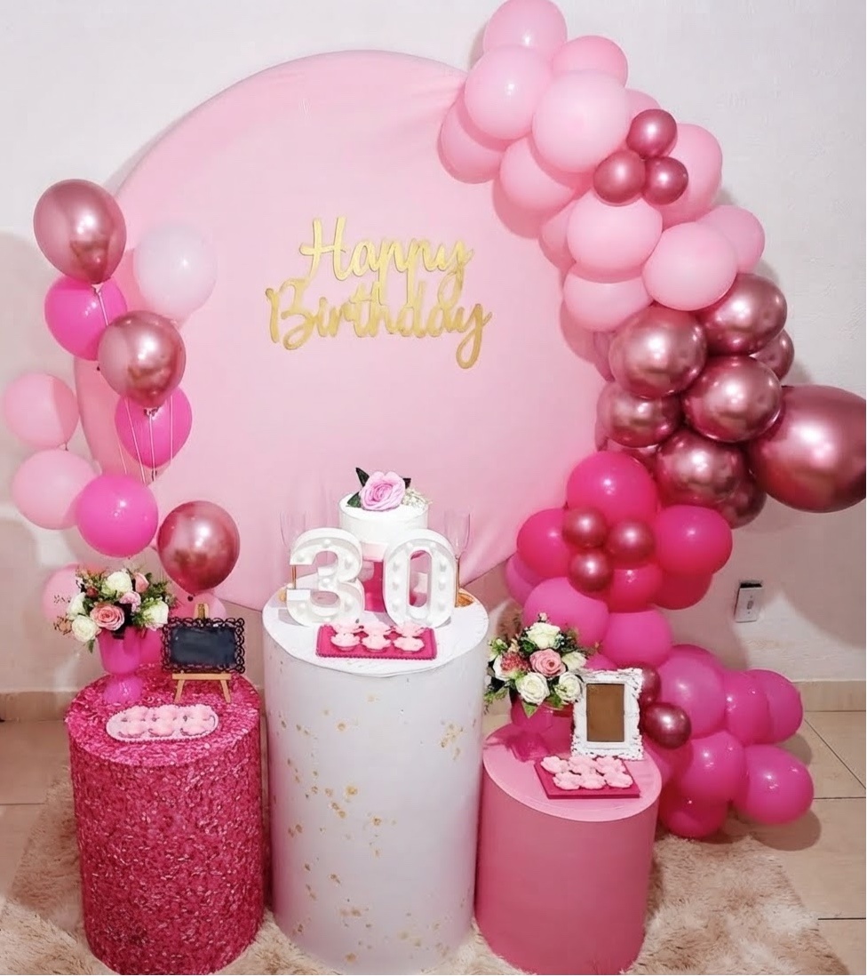 Kit Festa Adulto Feminino Rosa Bebê - Realiza Festa