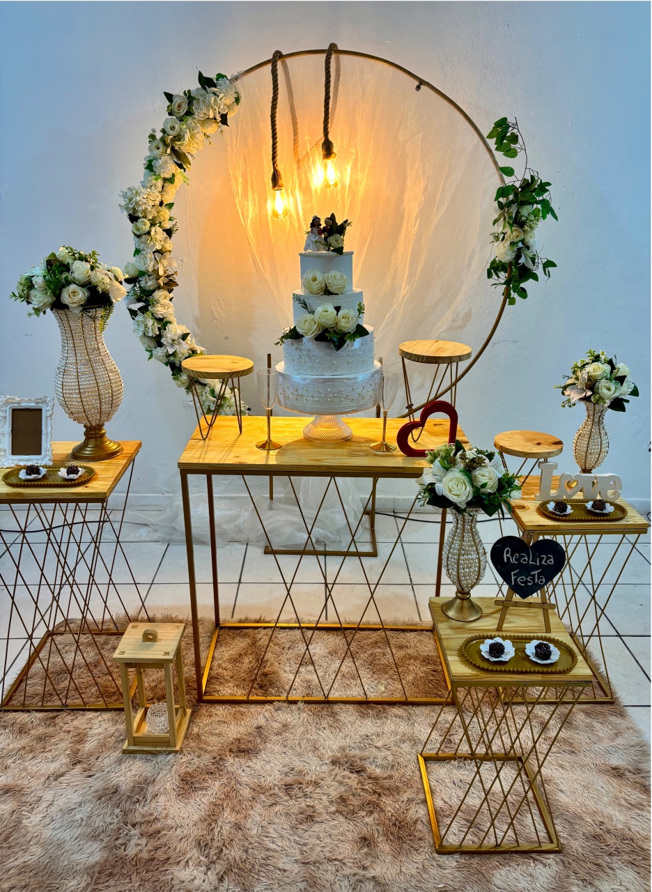 Kit Premium Casamento Branco - Realiza Festa