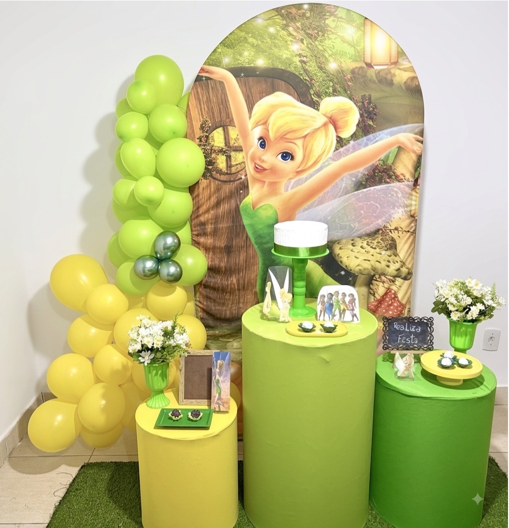 Kit Festa Infantil Feminino Sininho / Tinker Bell - Realiza Festa