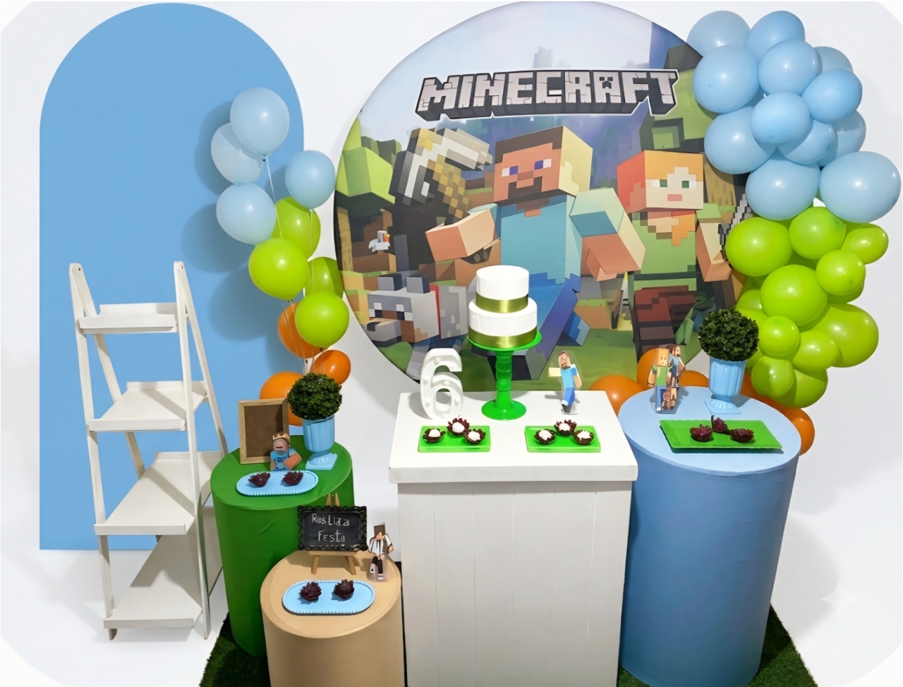 Kit Premium Infantil Masculino Minecraft - Realiza Festa