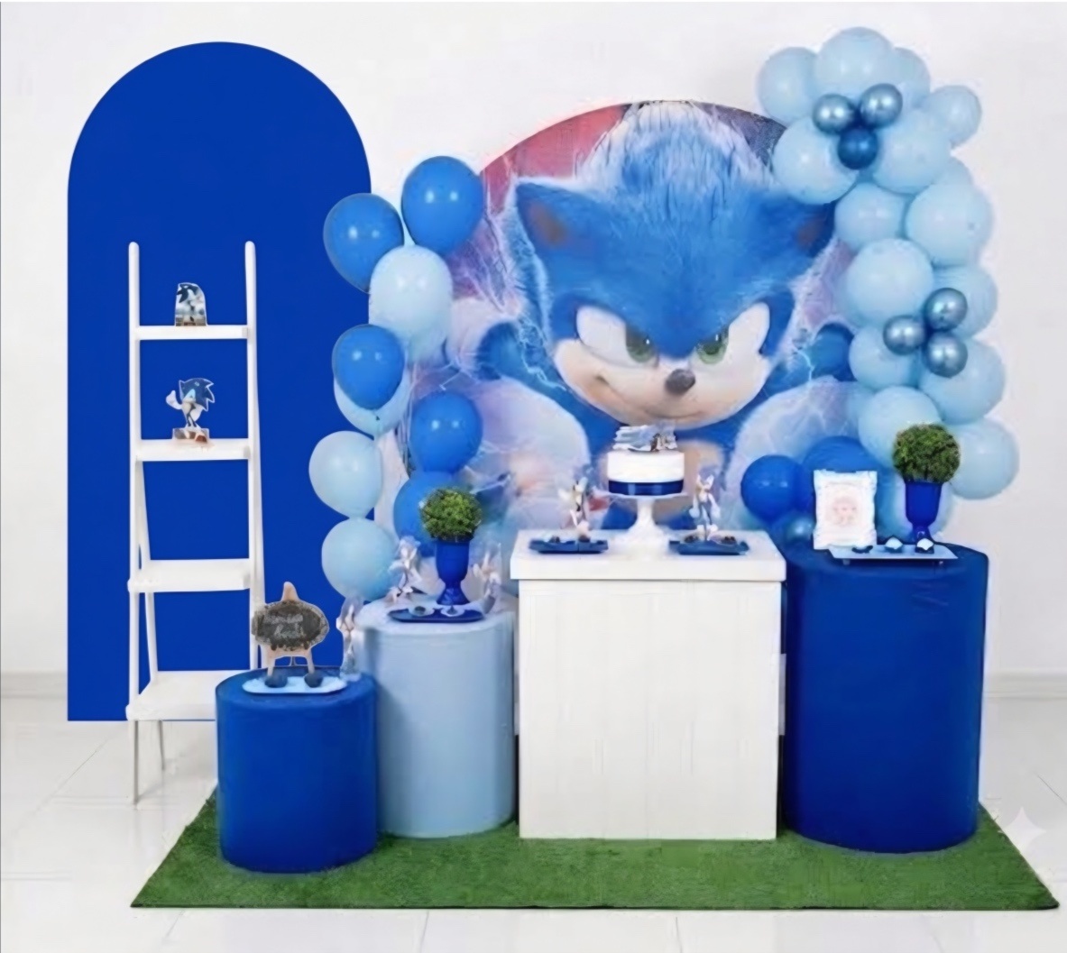 Kit Premium Infantil Masculino Sonic - Realiza Festa