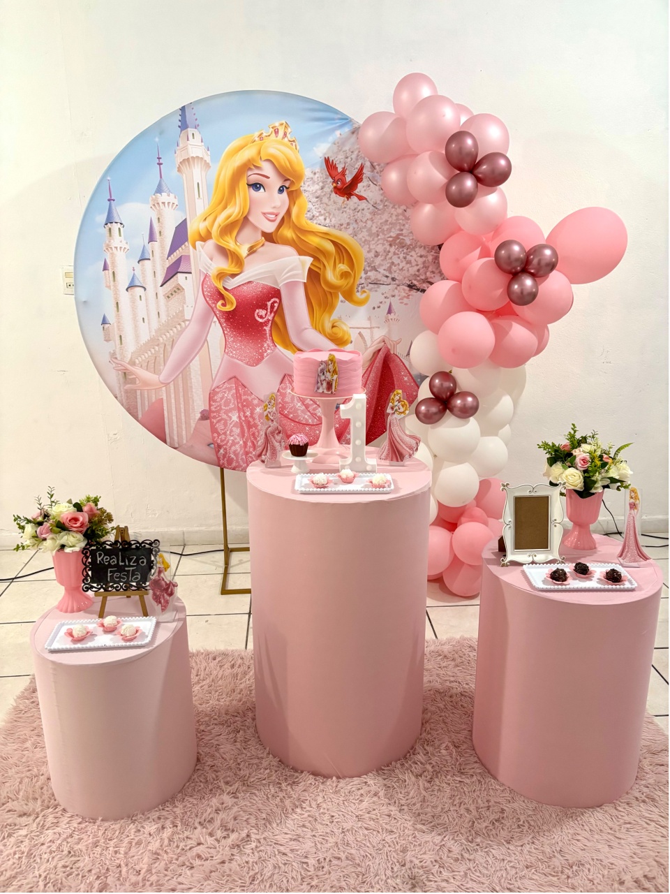 Kit Festa Infantil Feminino Princesa Aurora - Realiza Festa