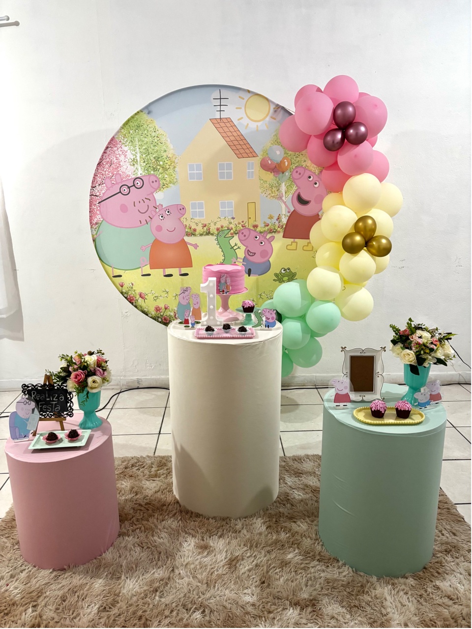 Kit Festa Infantil Feminino - Peppa Pig - Realiza Festa