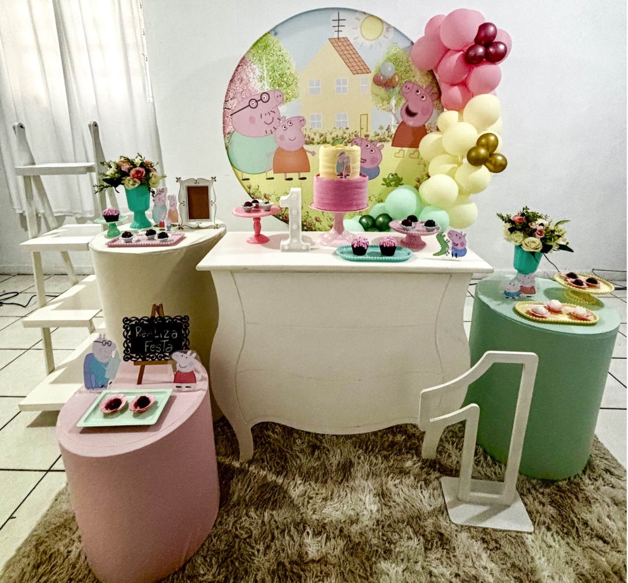 Kit Luxo Infantil Feminino - Peppa Pig - Realiza Festa