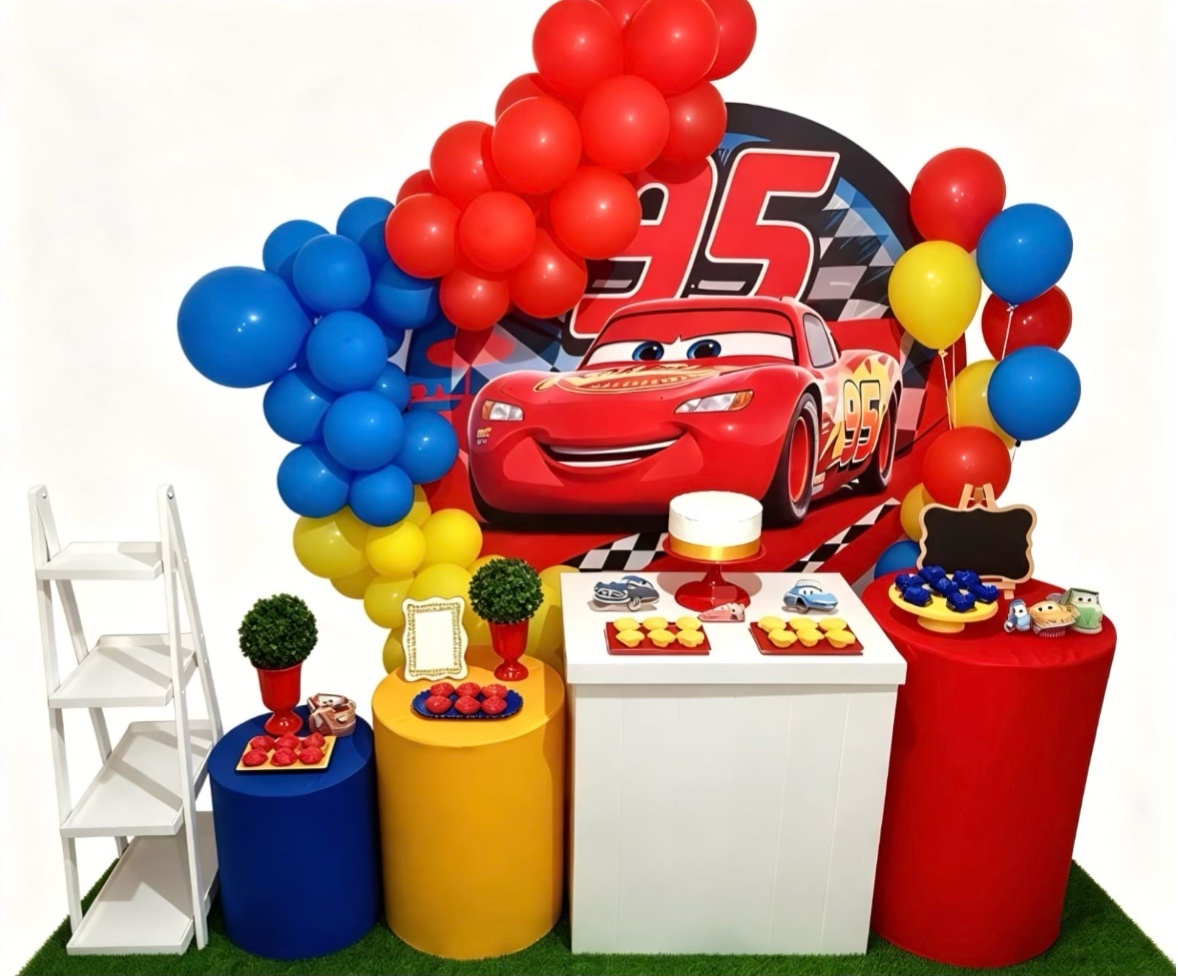 Kit Luxo Infantil Masculino Carros - Realiza Festa