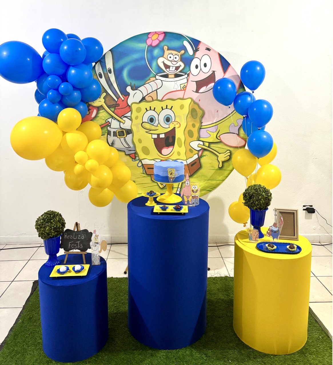 Kit Festa Aniversário Bob Esponja Masculino - Realiza Festa