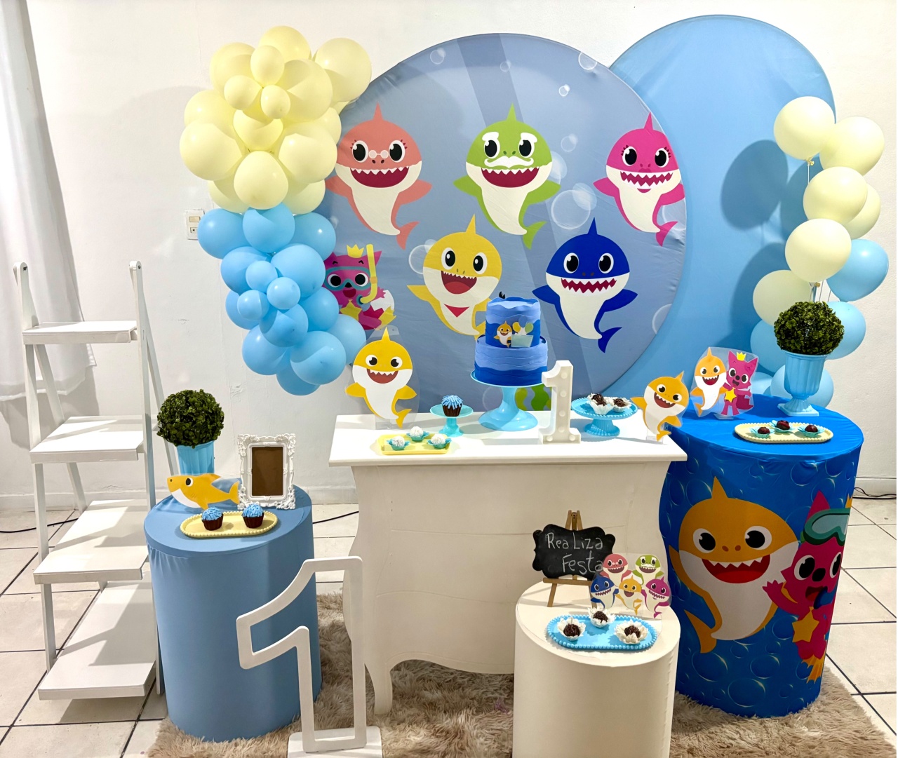 Kit Premium Baby Shark Masculino - Realiza Festa