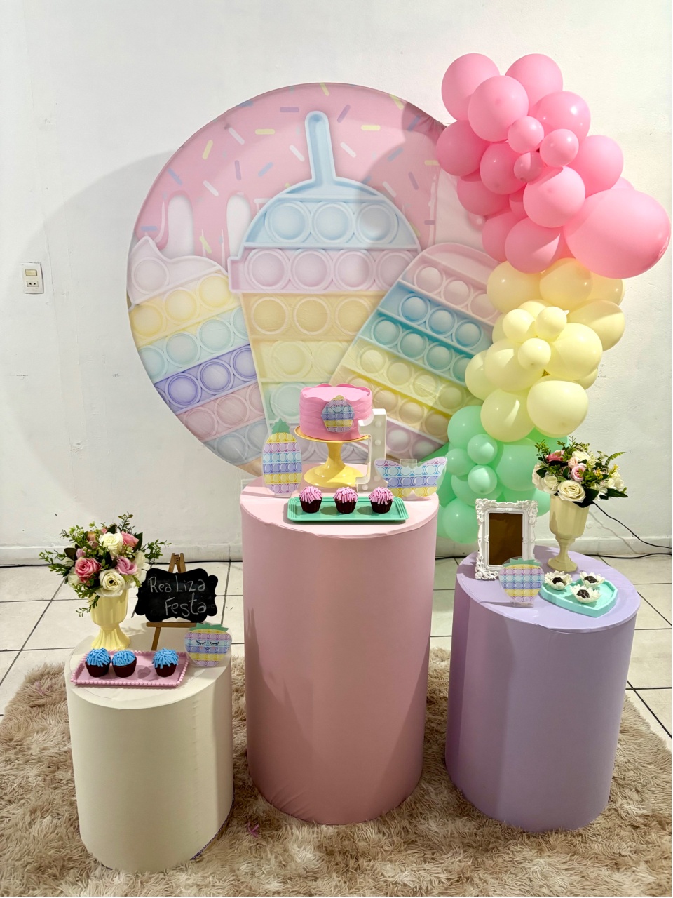 Kit Festa Pop It - Realiza Festa
