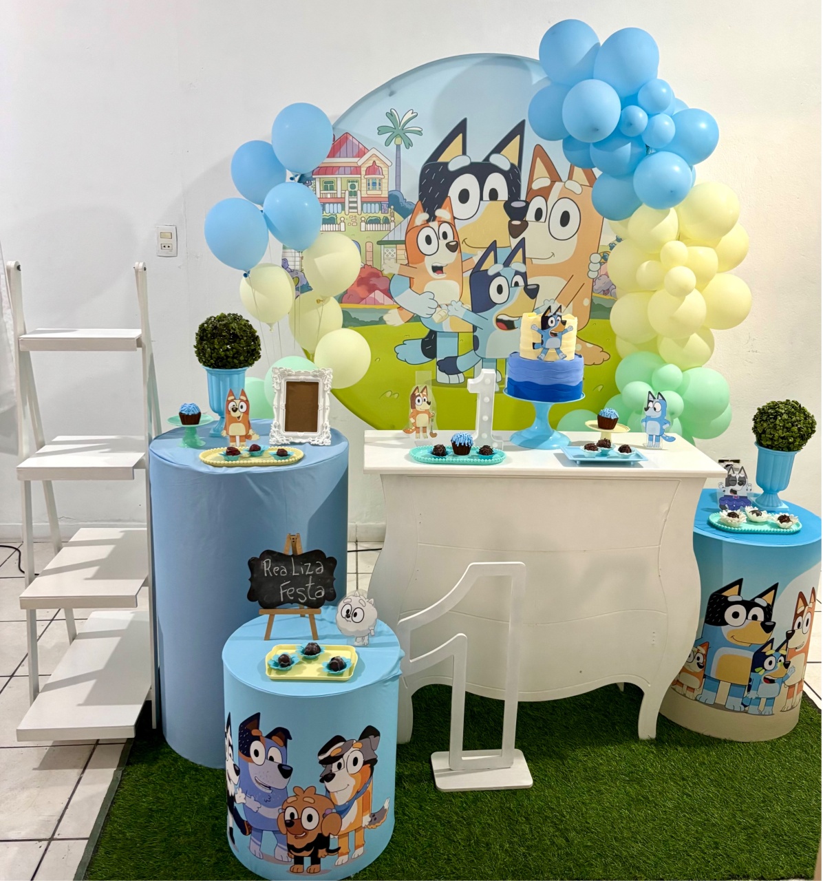 Kit Luxo Infantil Masculino ‐ Bluey - Realiza Festa
