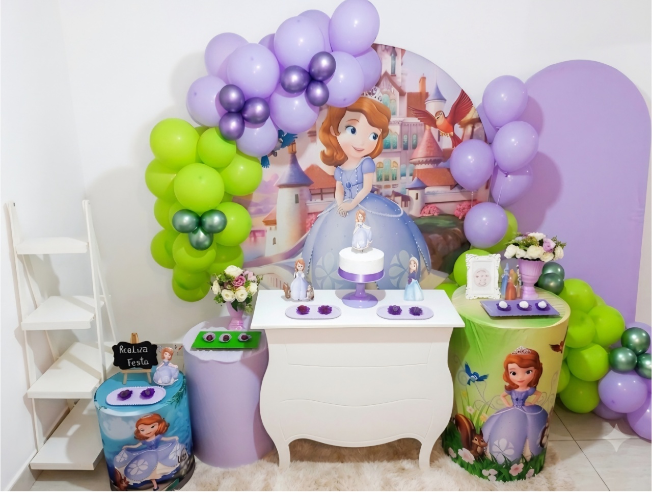 Kit Premium Infantil Feminino Princesa Sofia - Realiza Festa
