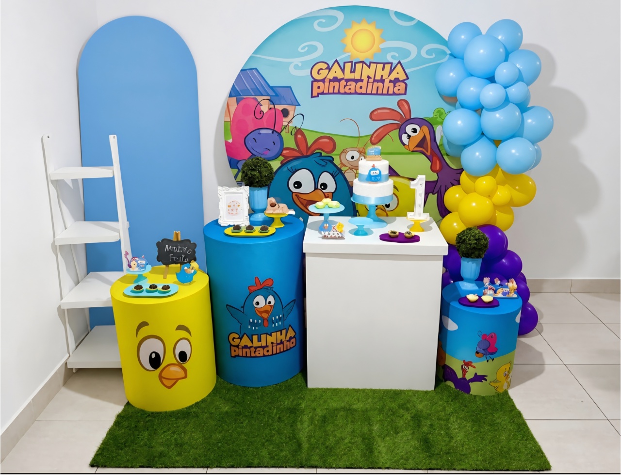 Kit Premium Infantil Menino Galinha Pintadinha - Realiza Festa