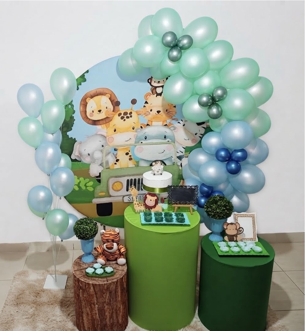 Kit Festa - Infantil Masculino Safari - Realiza Festa