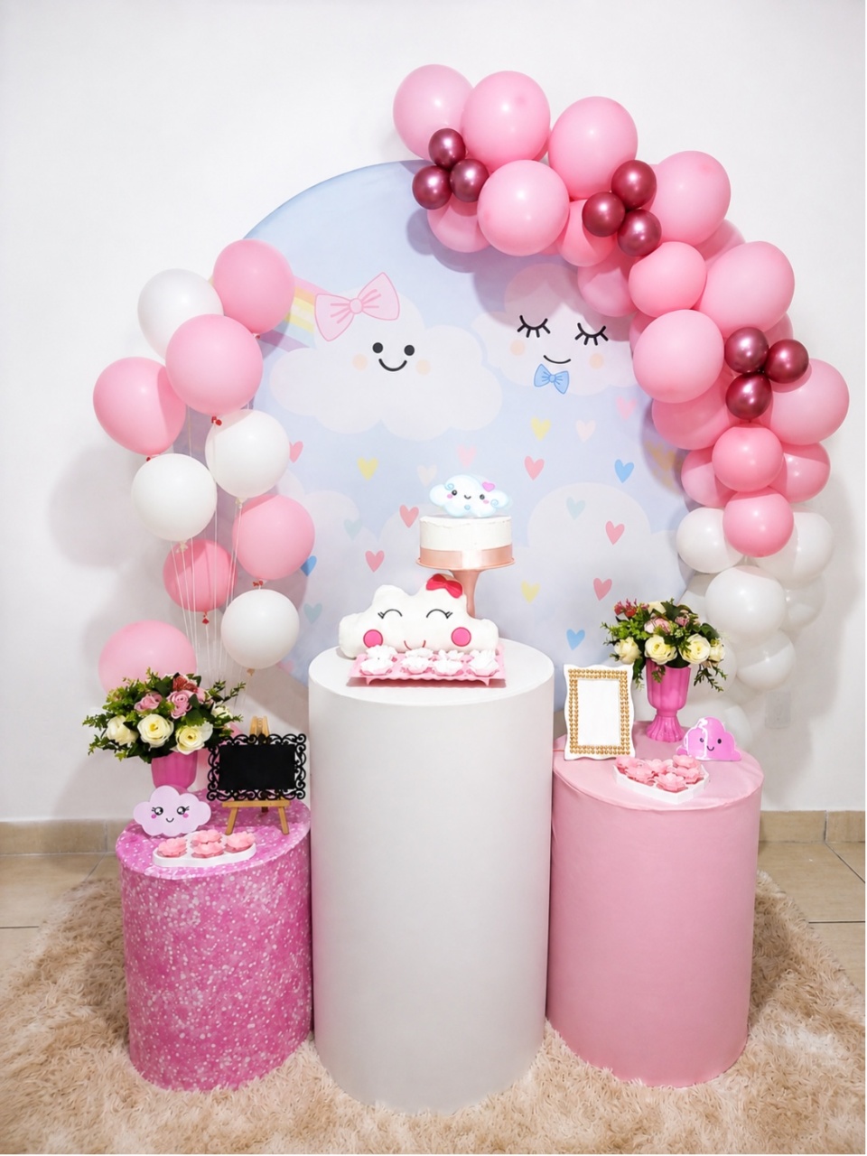 Kit Festa Infantil Feminino Chuva de Amor - Realiza Festa