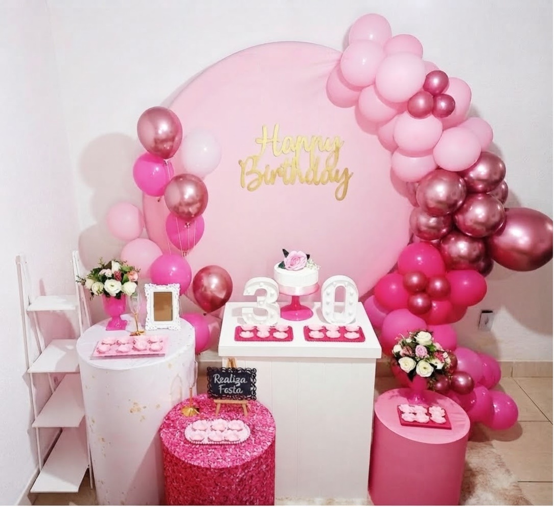 Kit Luxo Adulto Feminino Rosa Bebê - Realiza Festa