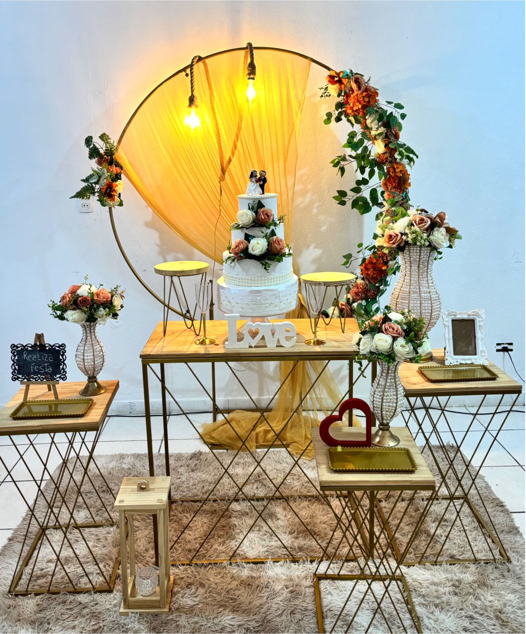 Kit Premium Casamento Terracota - Realiza Festa