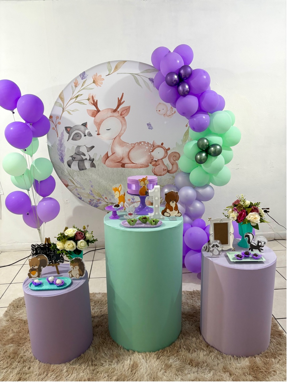 Kit Festa Infantil Feminino Bosque - Realiza Festa