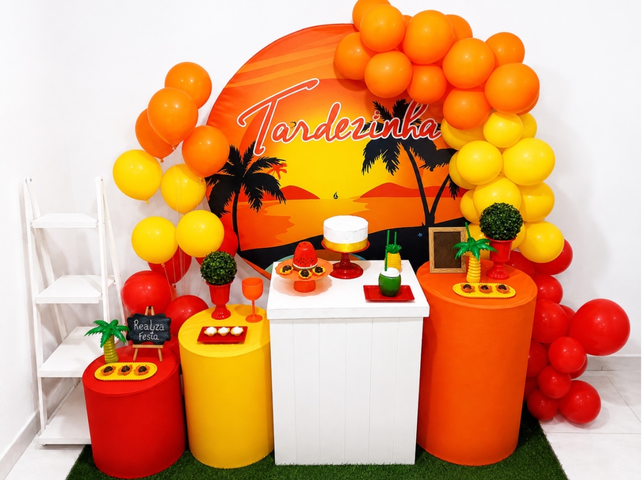 Kit Luxo Aniversário Tardezinha - Realiza Festa
