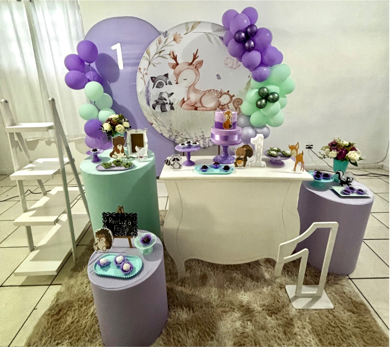 Kit Premium Infantil Feminino Bosque - Realiza Festa
