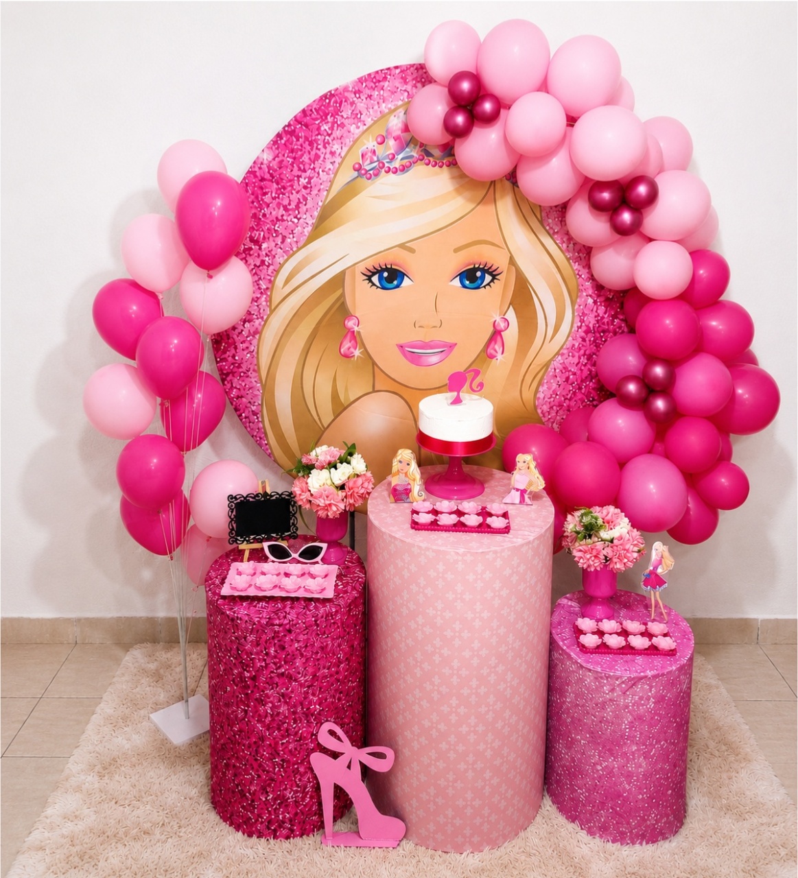 Kit Festa Infantil Feminino ‐ Barbie - Realiza Festa