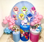 Kit Festa Baby Shark Feminina - imagem 2