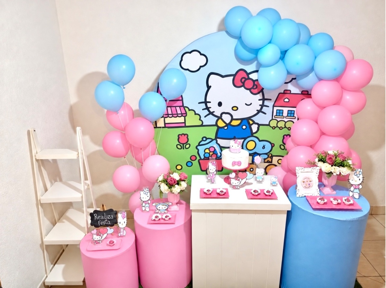 Kit Luxo Infantil Feminino- Hello Kitty - Realiza Festa