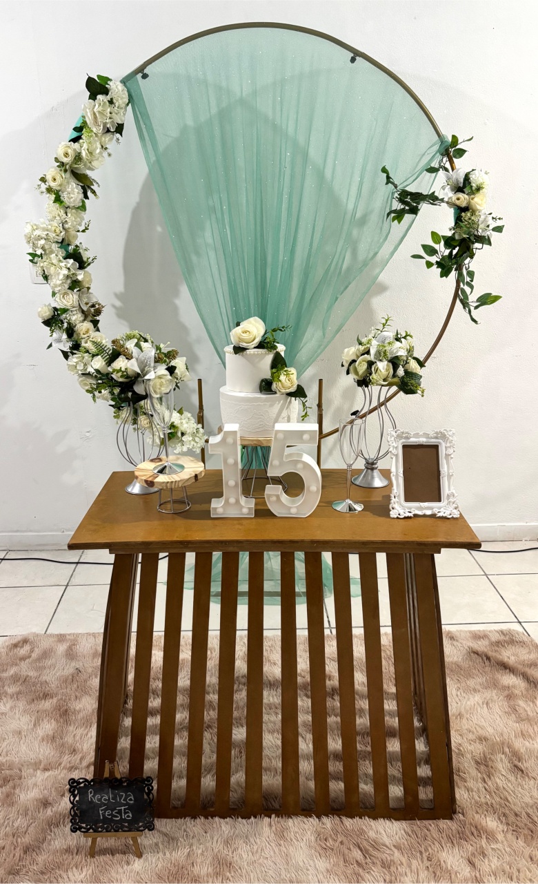Kit Festa 15 Anos - Verde Menta - Realiza Festa