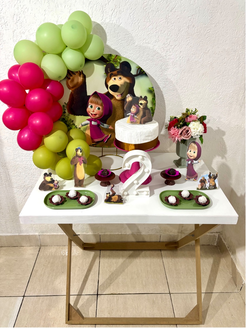 Mini Kit G - Marsha E O Urso - Realiza Festa