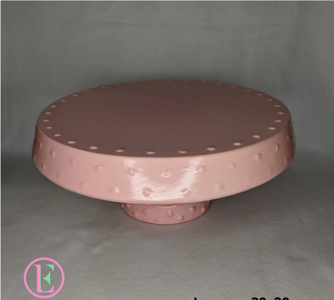 Boleira Rosa 32X15 Ai 580 - LÊ FESTAS LOCAÇÃO DE 