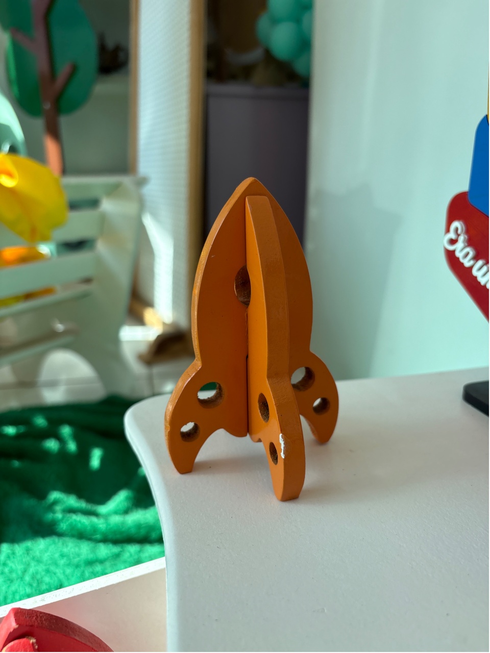 Foguete Mini Laranja - 1441 - LÊ FESTAS LOCAÇÃO DE 
