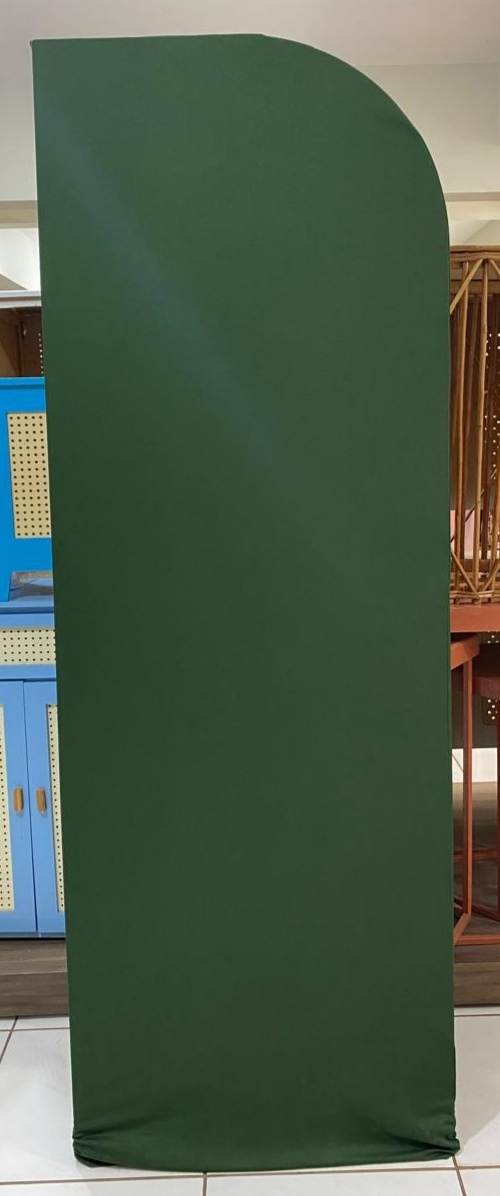 Capa Painel Desconstruído Quina G - Liso Verde Militar - LÊ FESTAS LOCAÇÃO DE 