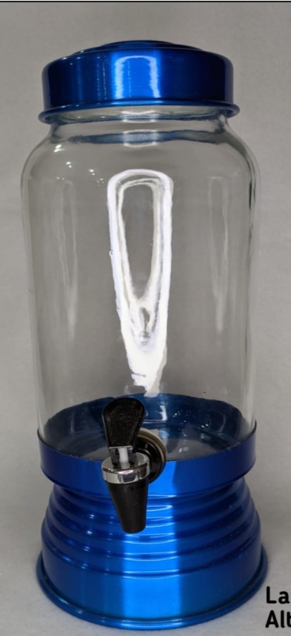 Suqueira Aluminio Azul Royal 2,5 Litros - LÊ FESTAS LOCAÇÃO DE 