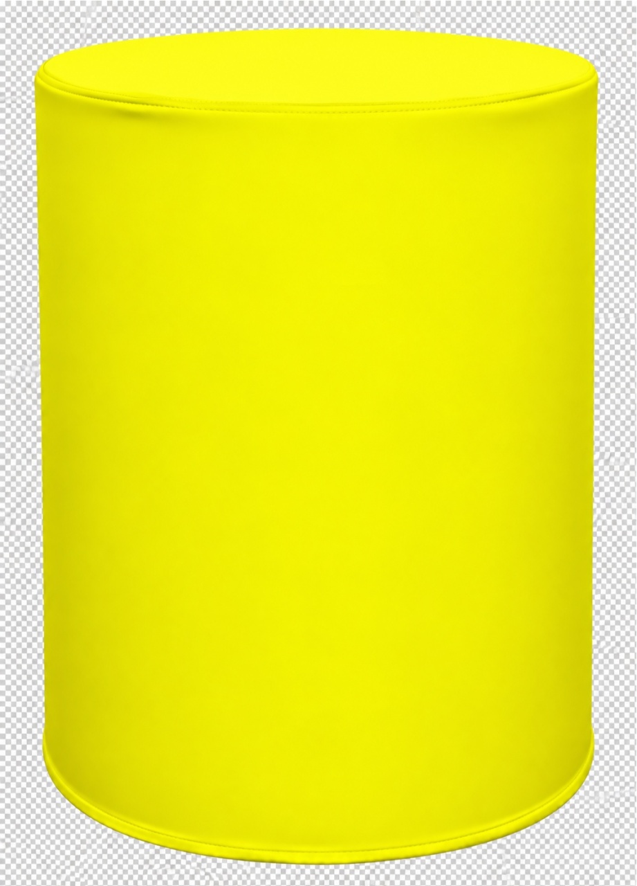 Capa Cilindro G - Liso Amarelo Neon - LÊ FESTAS LOCAÇÃO DE 