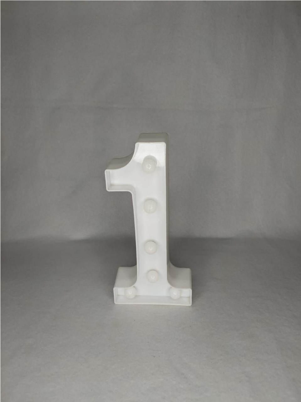 Numero Led 1 22Cm - LÊ FESTAS LOCAÇÃO DE 