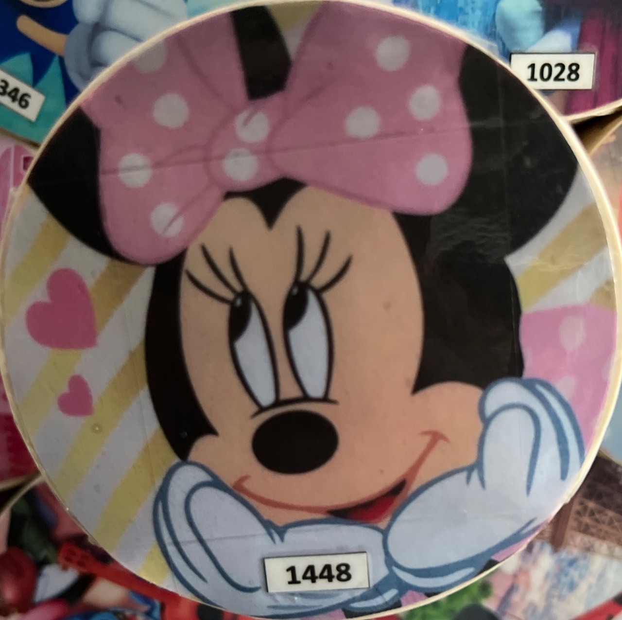 Tecido Painel Redondo 1,5M Minnie Rosa - LÊ FESTAS LOCAÇÃO DE 