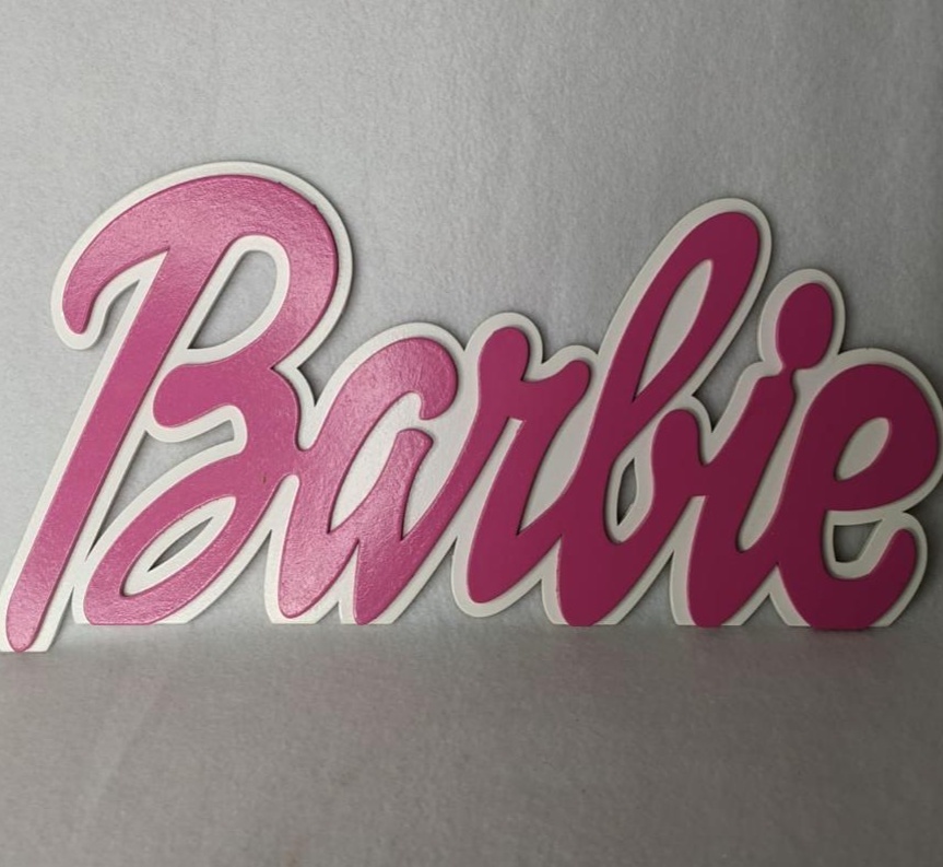 Display Palavra Barbie - LÊ FESTAS LOCAÇÃO DE 