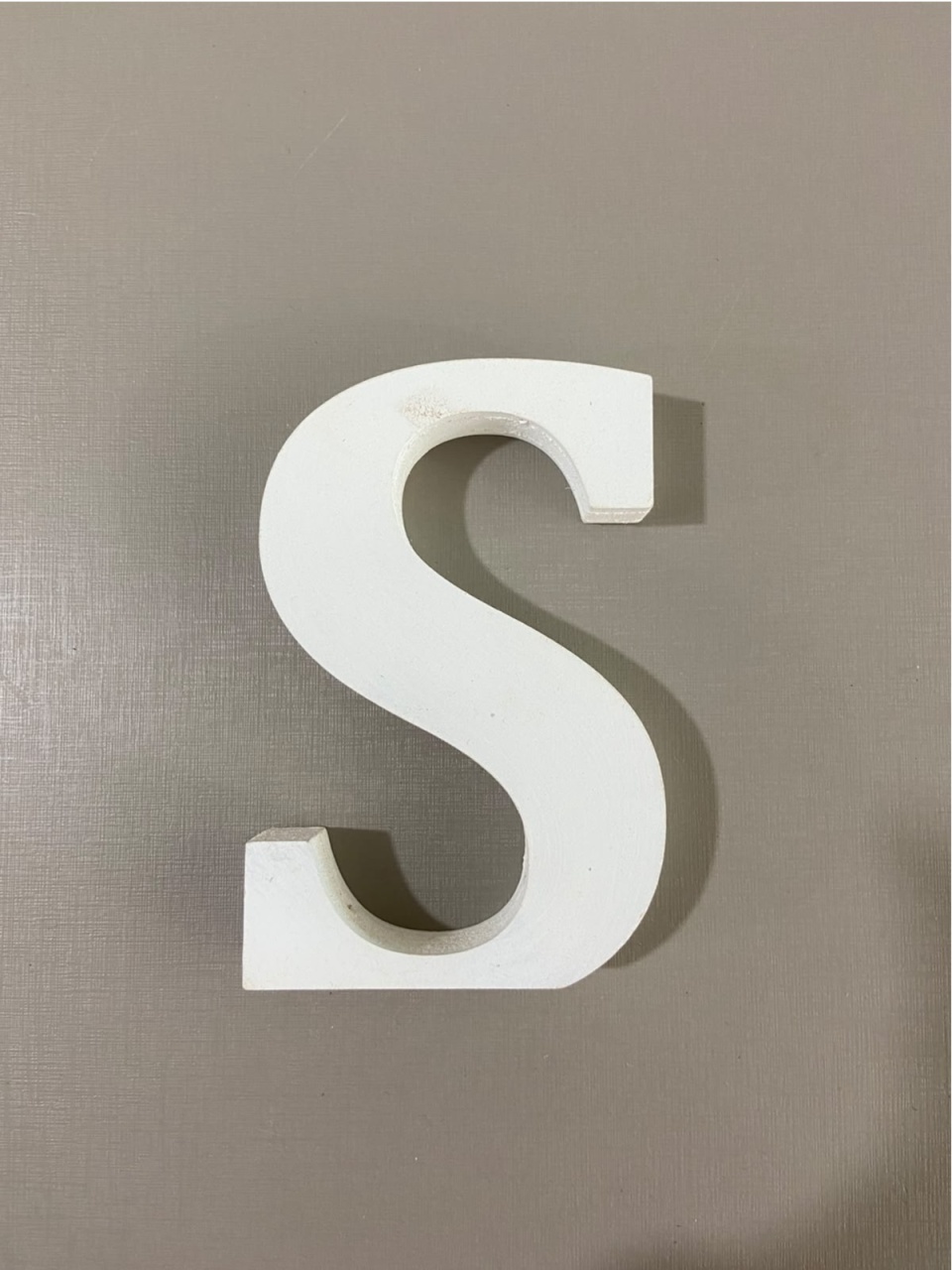 Letra Mdf S 12Cm - LÊ FESTAS LOCAÇÃO DE 