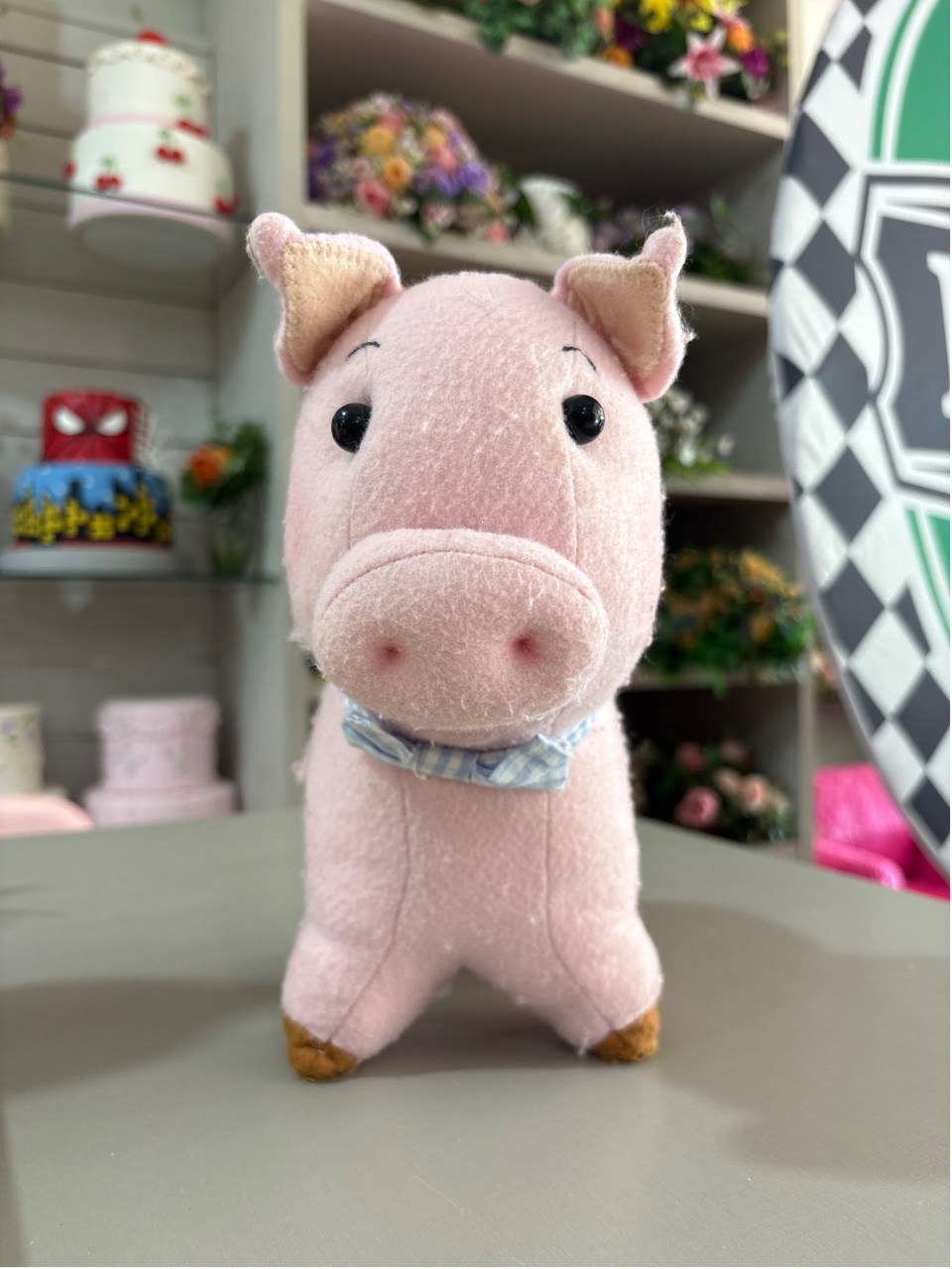 Feltro Fazendinha Porquinho 25Cm - LÊ FESTAS LOCAÇÃO DE 