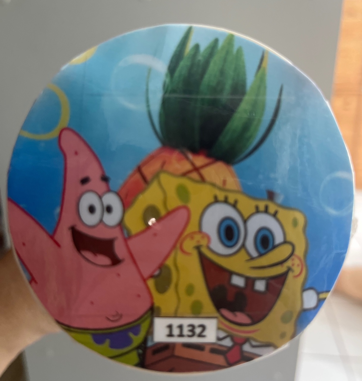 Tecido Painel Redondo 1,5 - Bob Esponja E Patrick - LÊ FESTAS LOCAÇÃO DE 