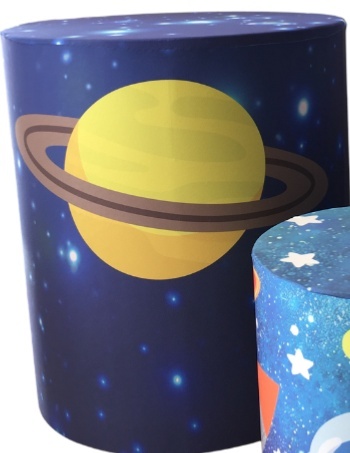 Capa Cilindro G - Astronauta - LÊ FESTAS LOCAÇÃO DE 