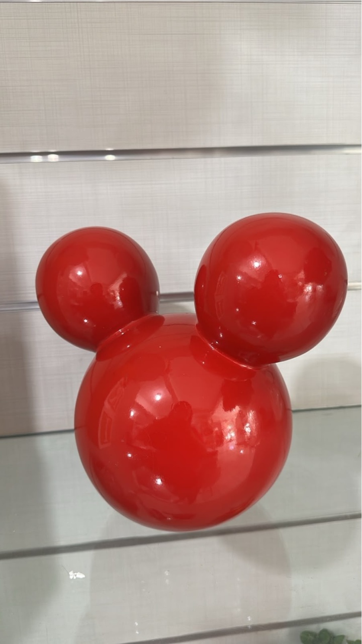 Cabeça Mickey Vermelha Er0525 - LÊ FESTAS LOCAÇÃO DE 