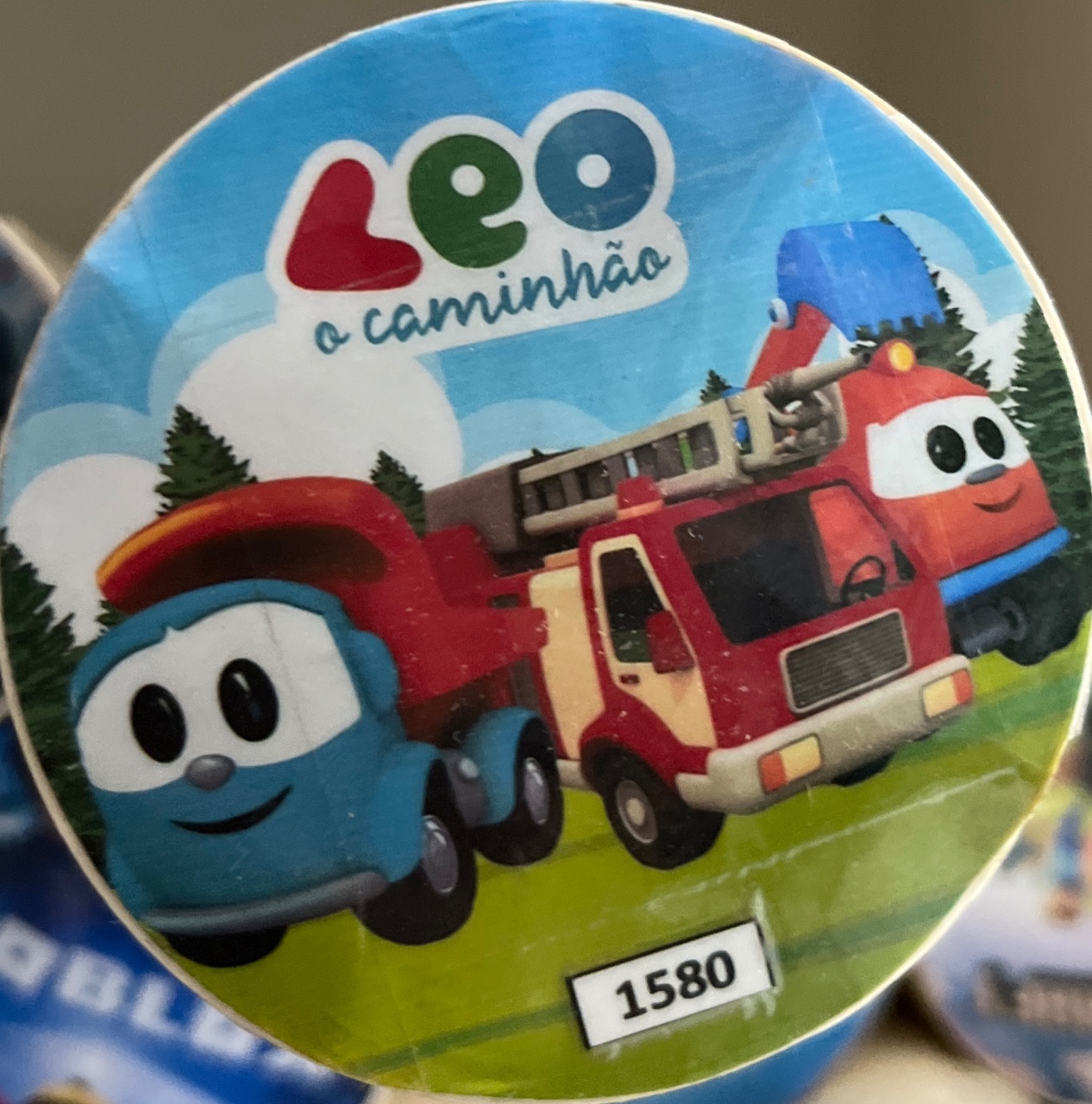 Tecido Painel Redondo 1,5M - Leo O Caminhao - LÊ FESTAS LOCAÇÃO DE 