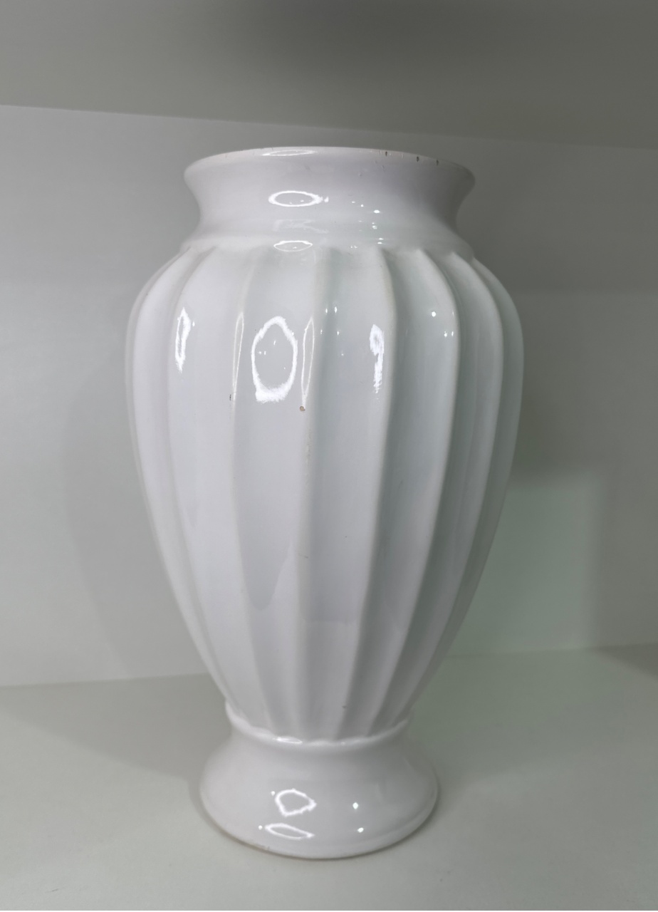 Vaso Baronesa Branco Er4122 - LÊ FESTAS LOCAÇÃO DE 