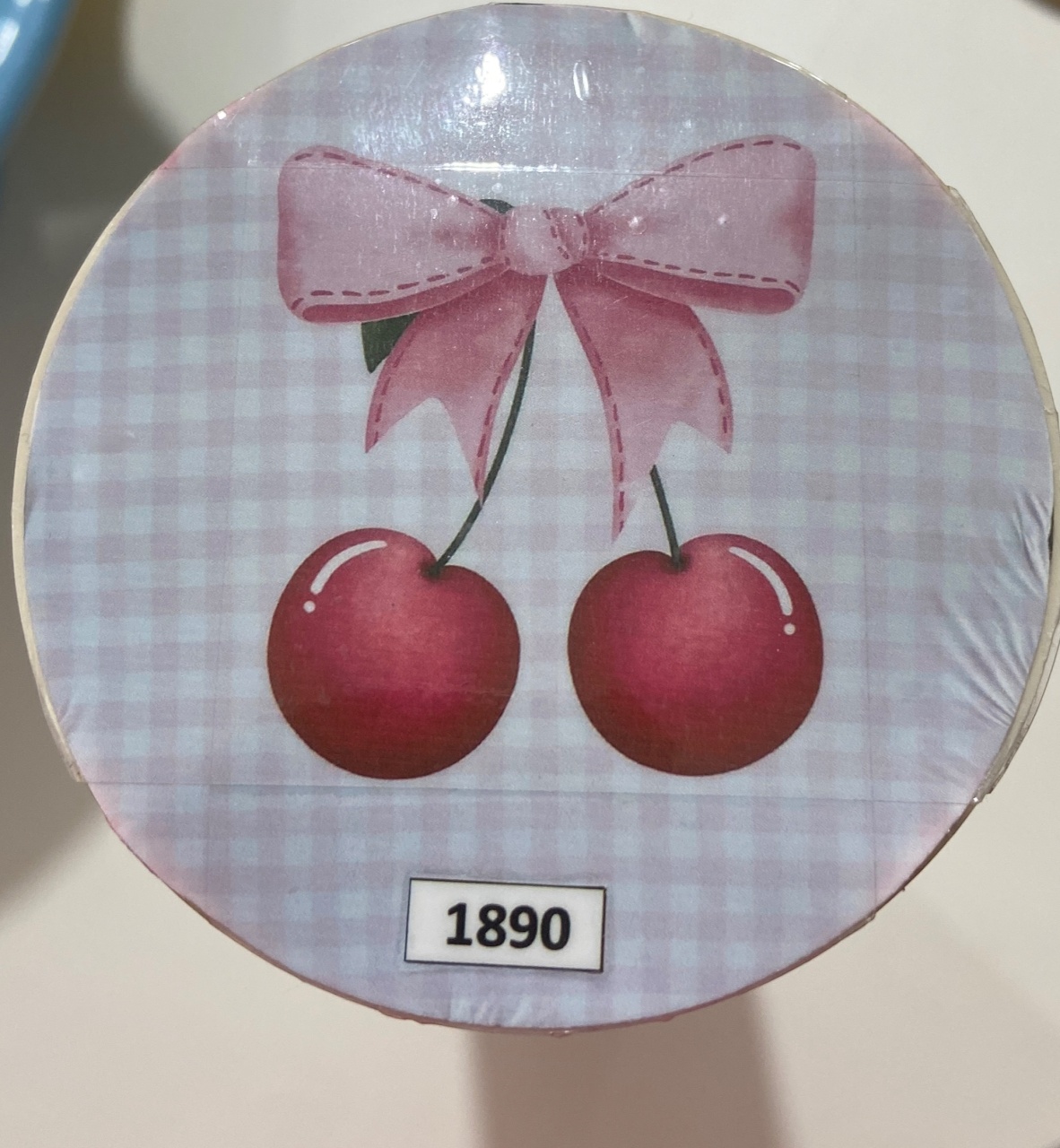 Tecido Painel Redondo 1,5M - Cerejinha E Laco - LÊ FESTAS LOCAÇÃO DE 