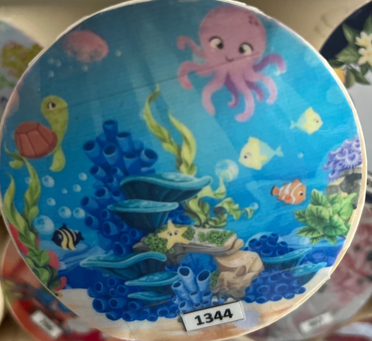Tecido Painel Redondo 1,5 Fundo Do Mar - LÊ FESTAS LOCAÇÃO DE 