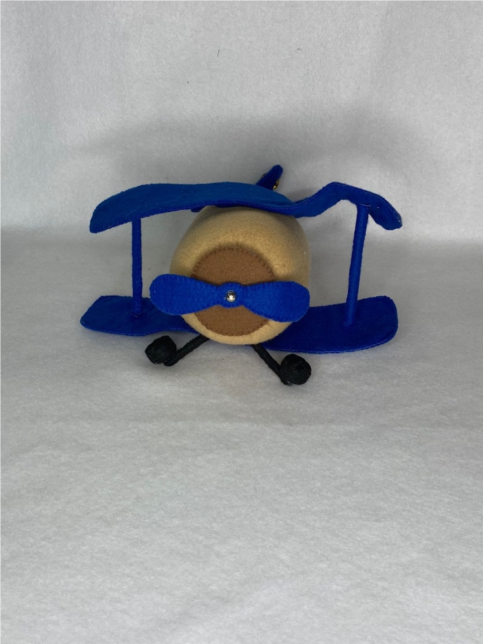 Feltro Avião Azul 30Cm - LÊ FESTAS LOCAÇÃO DE 