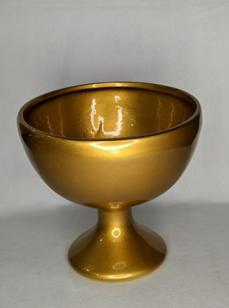 Vaso Calabria I Imperial Dourado Er4223 - LÊ FESTAS LOCAÇÃO DE 